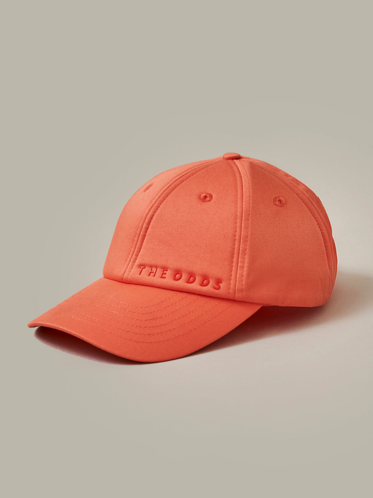 Baseball Cap Odd Orange/ alphabet