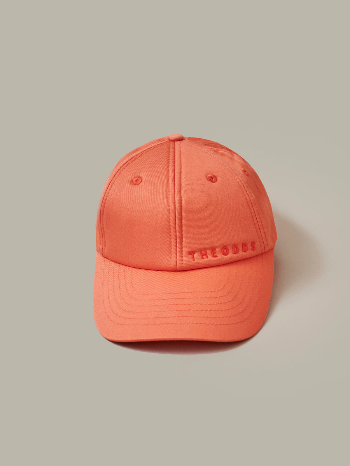 Baseball Cap Odd Orange/ alphabet