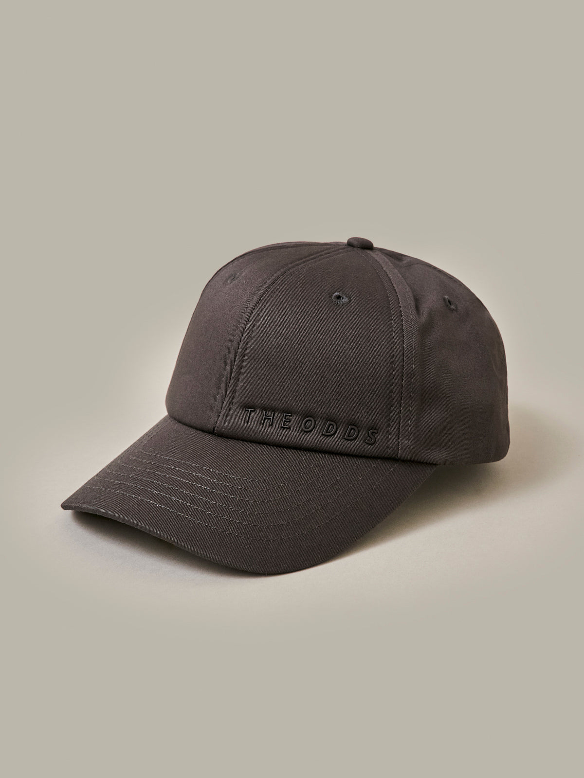Baseball Cap Carbon Black/ alphabet