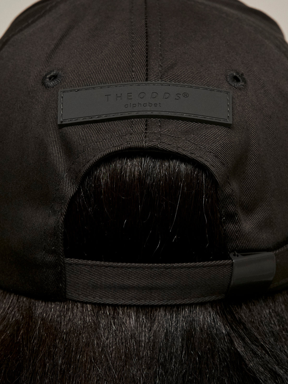 Baseball Cap Carbon Black/ alphabet