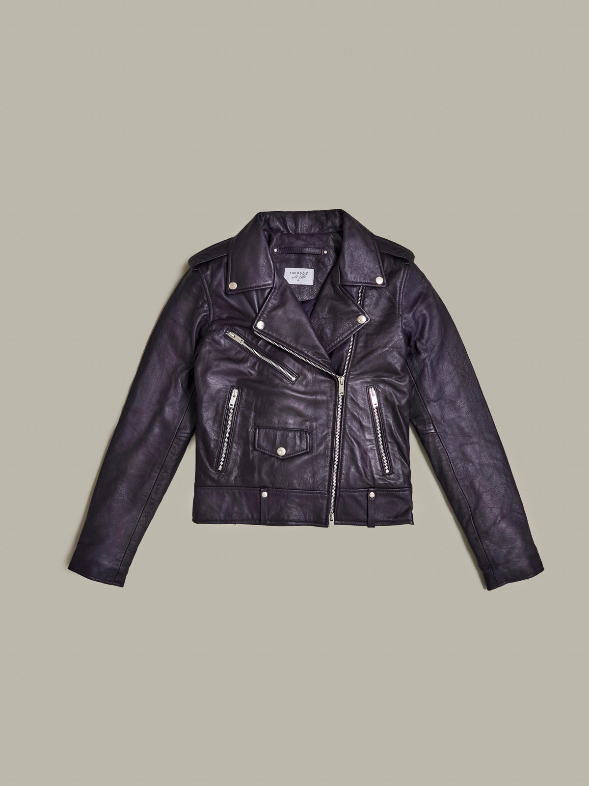 Mulberry Purple Gloss Leather Jacket Women/ LMTD Edition