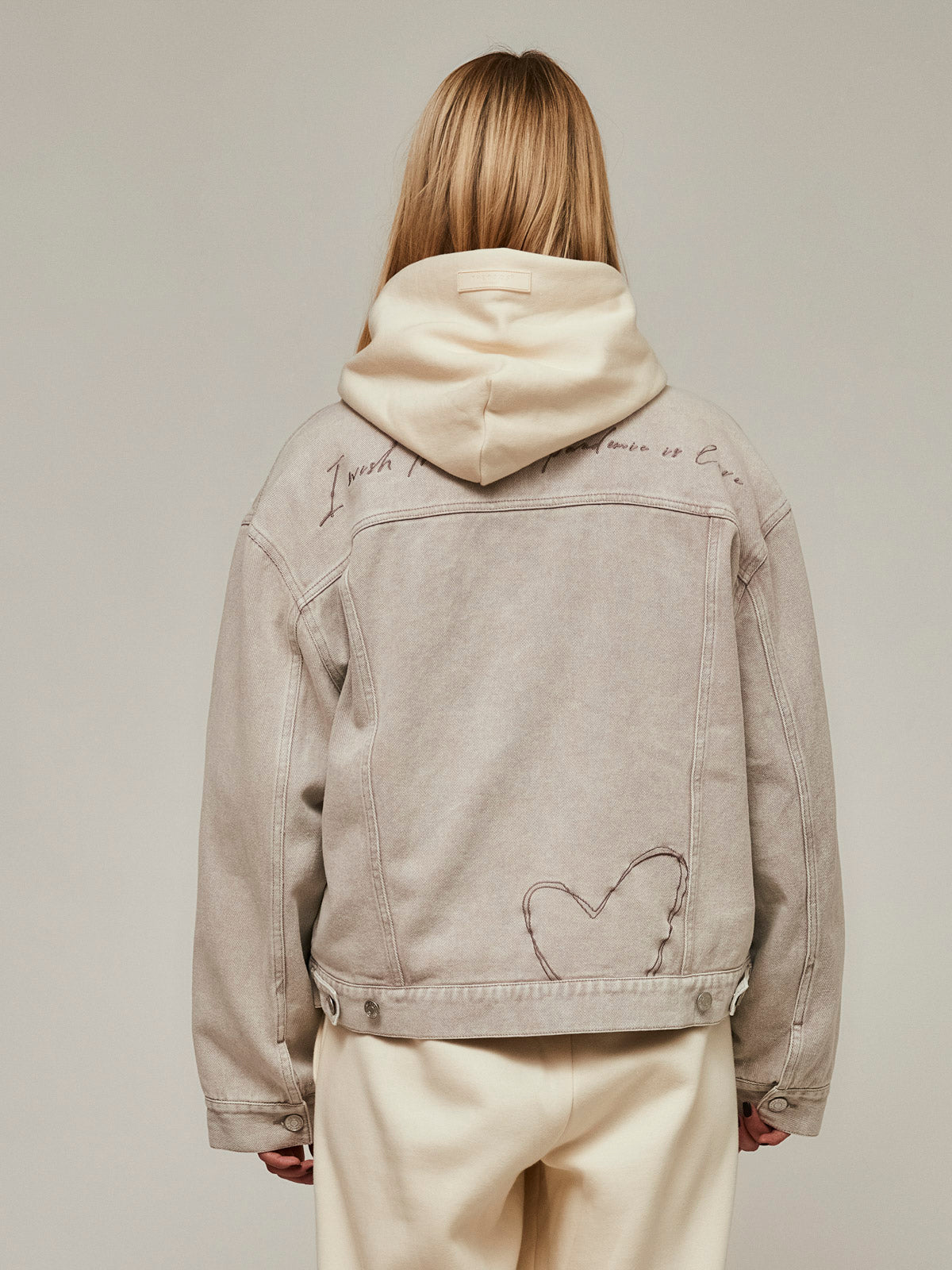 Dune Beige Jeans jacket/ LMTD edition