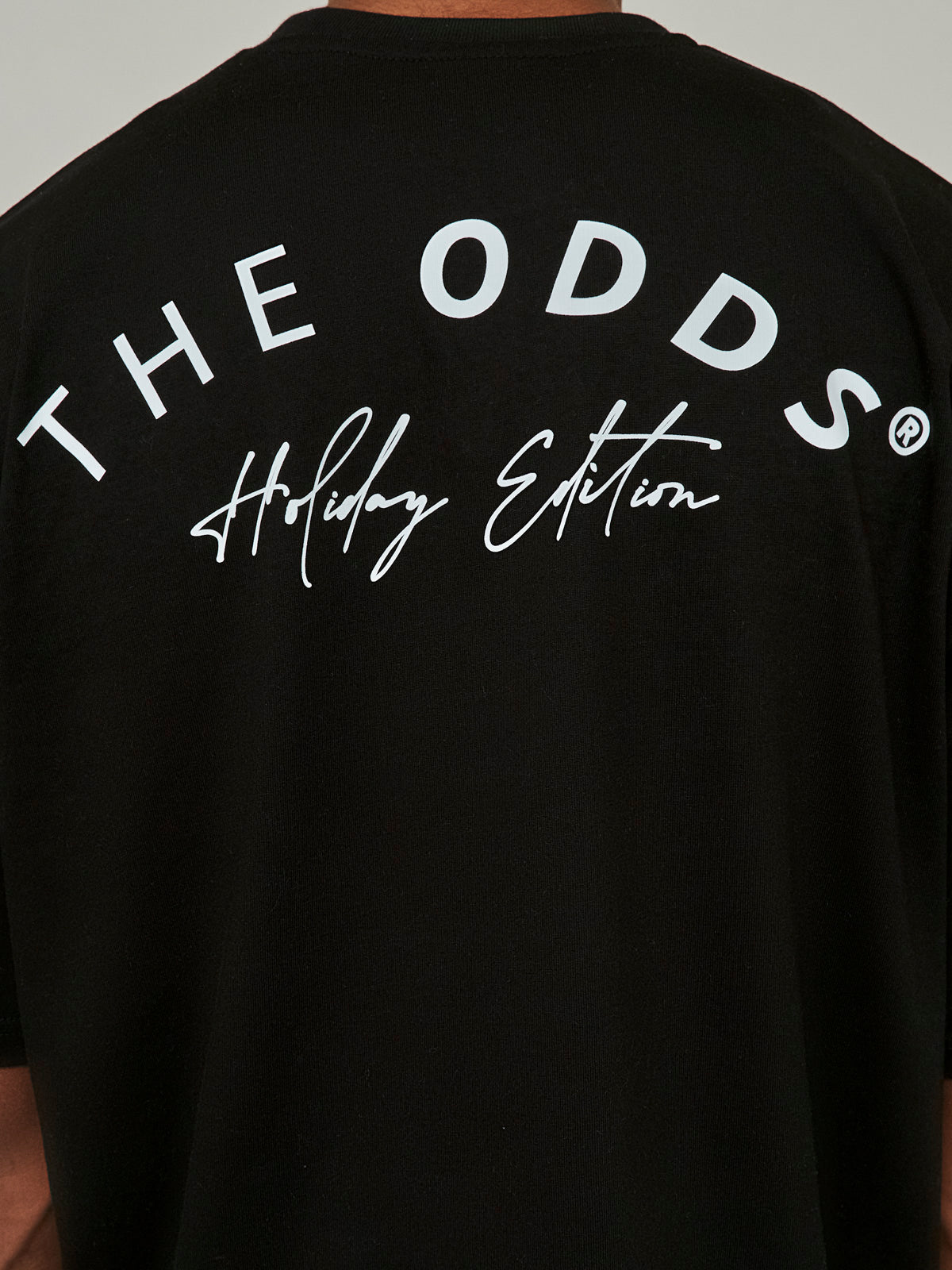 Charcoal Black Holiday Edition Loose T-Shirt/ LMTD Edition
