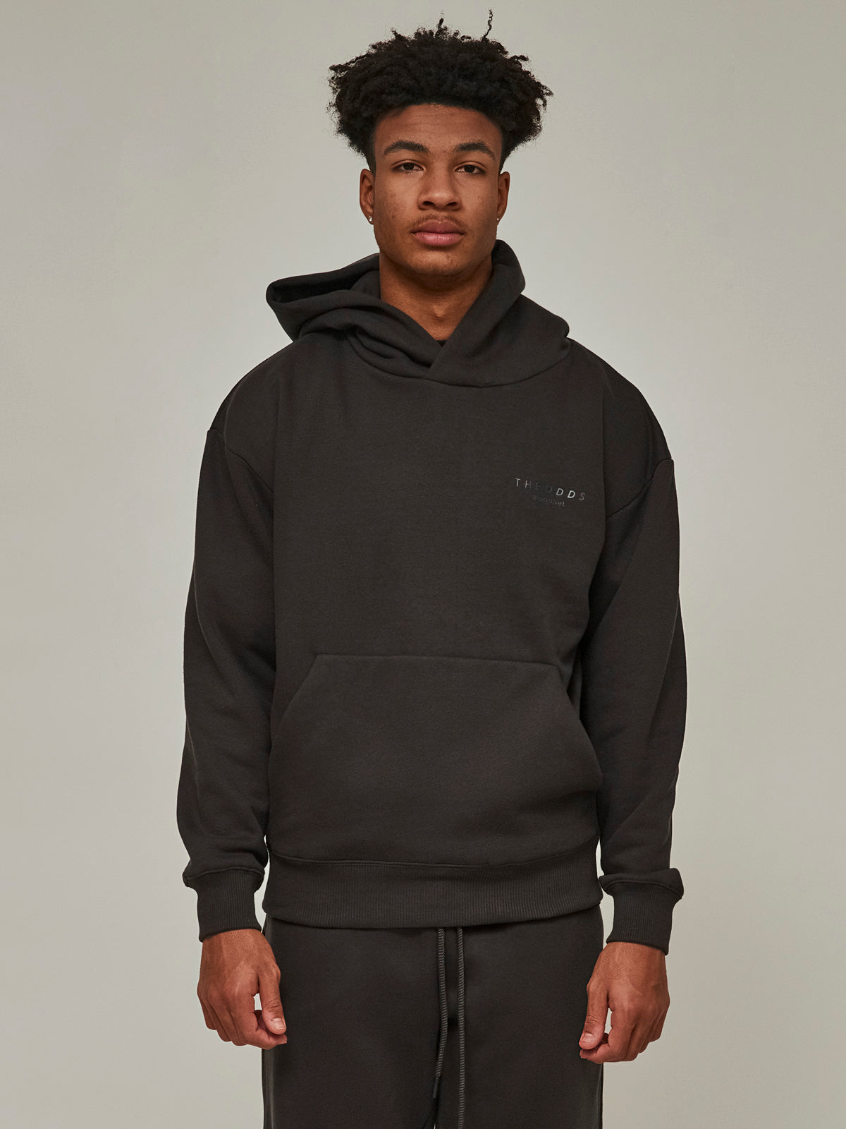 Storm Grey Hoodie/ alphabet