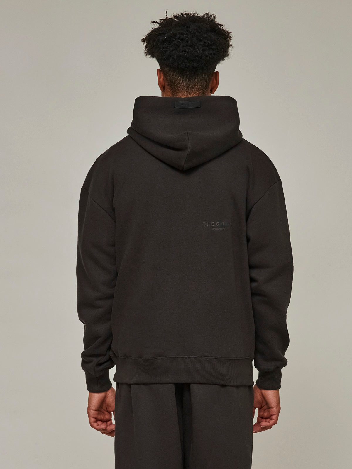 Storm Grey Hoodie/ alphabet