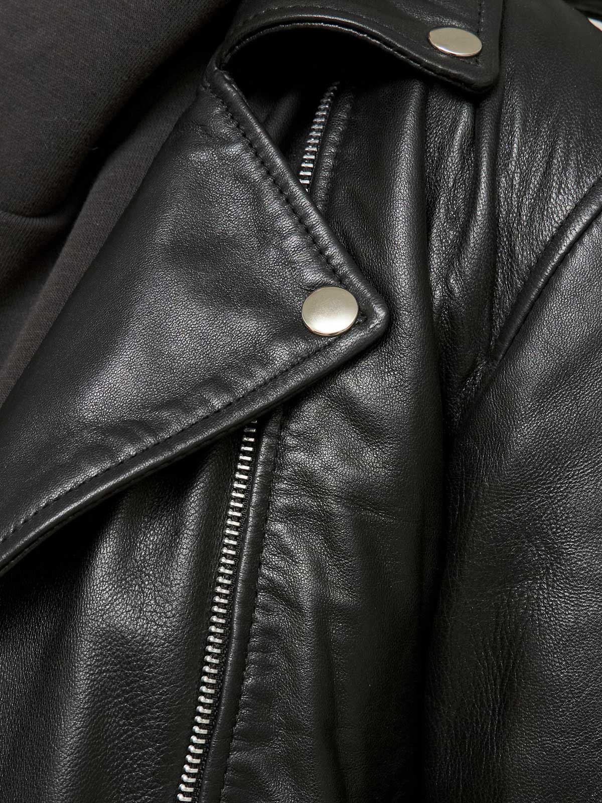 Carbon Matte Leather Jacket Women/ LMTD Edition
