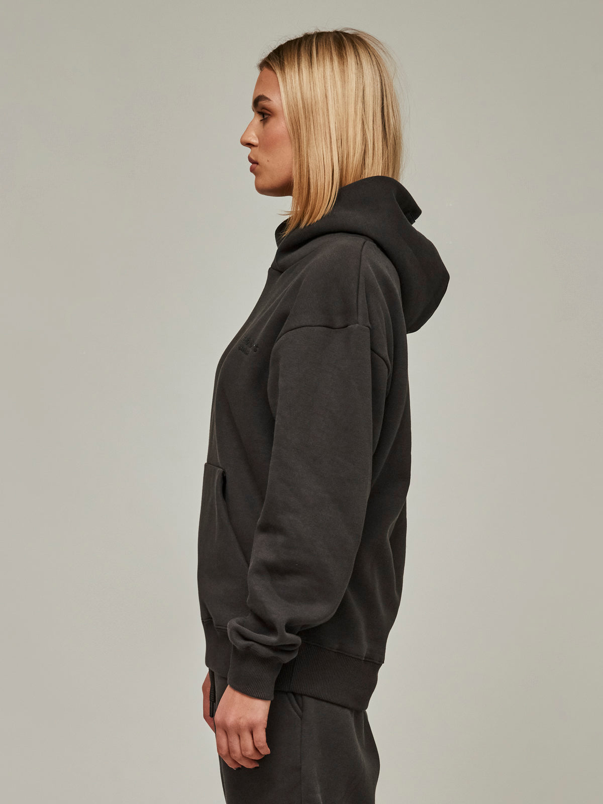 Storm Grey Hoodie/ alphabet