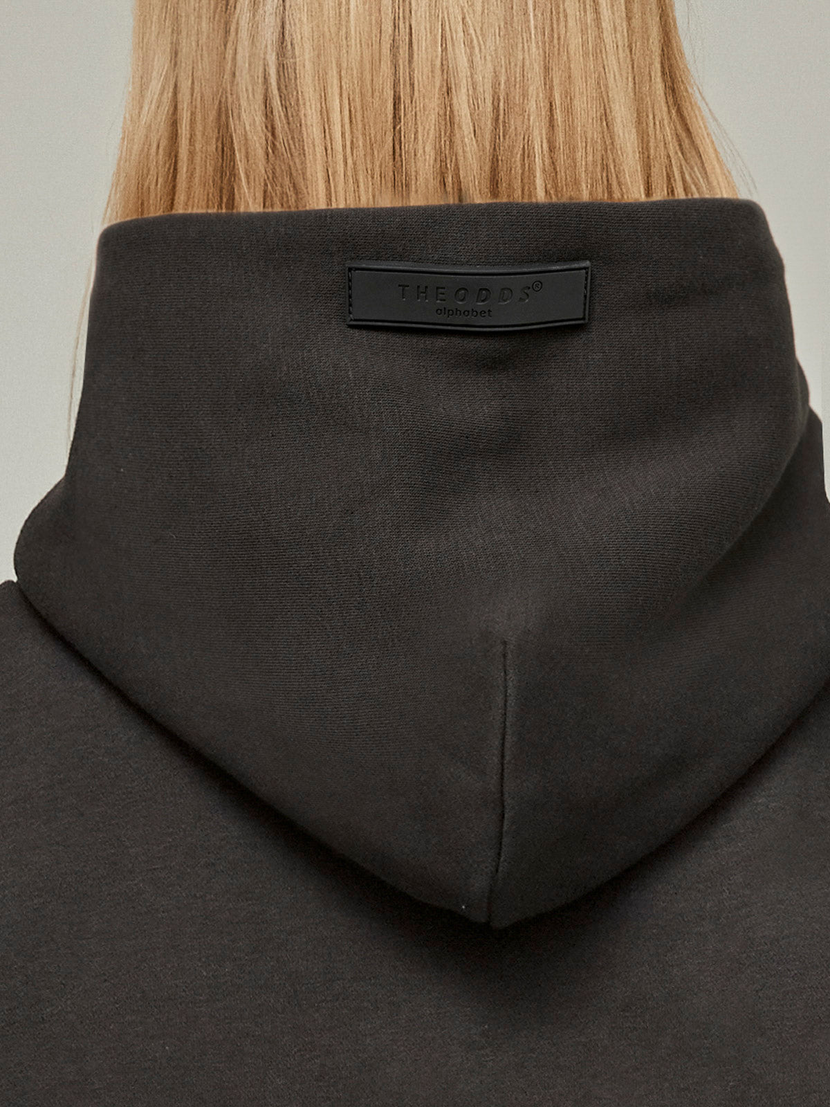 Storm Grey Hoodie/ alphabet
