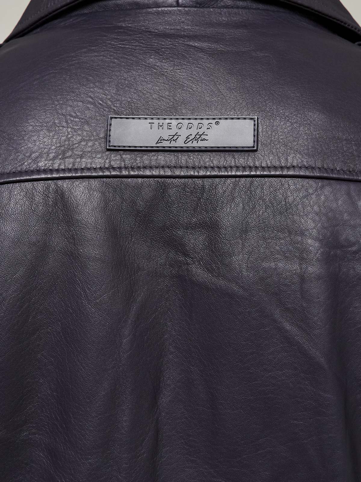 Mulberry Purple Matte Leather Jacket Men/ LMTD Edition