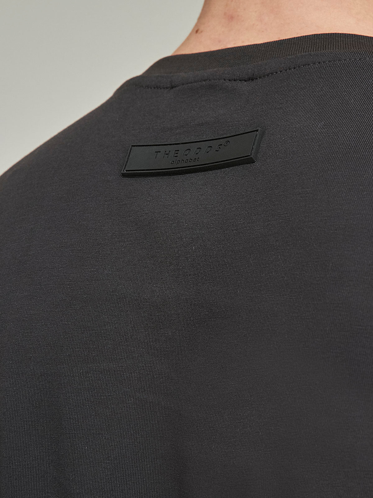 Storm Grey Regular Fit T-Shirt/ alphabet