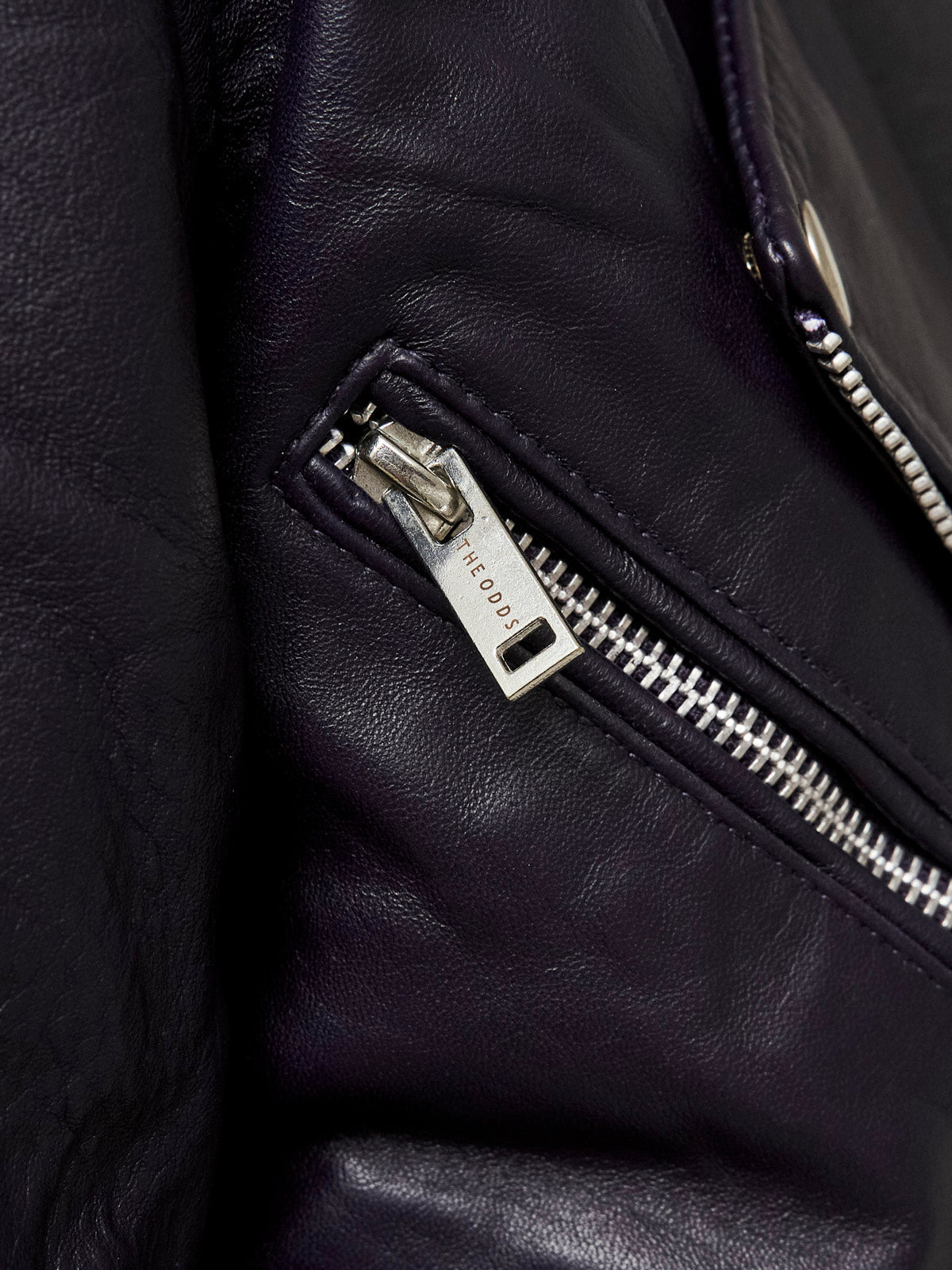 Mulberry Purple Matte Leather Jacket Women/ LMTD Edition