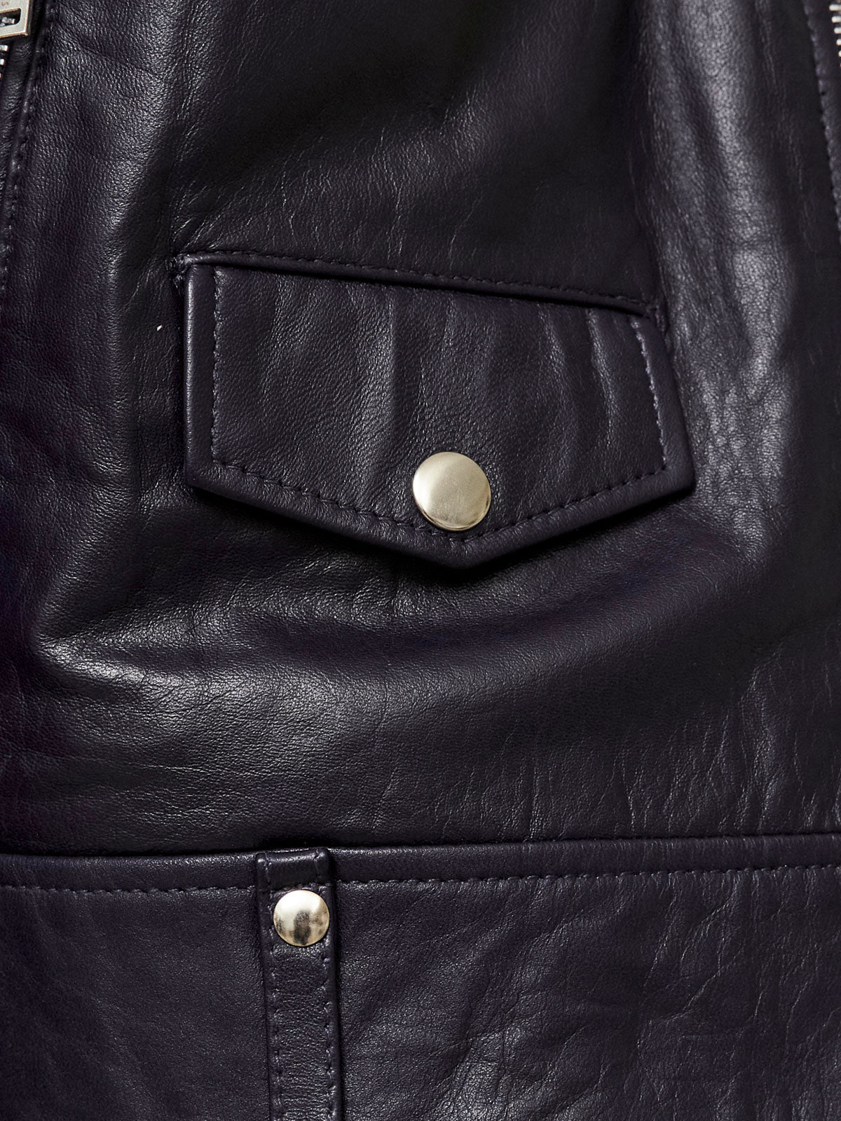 Mulberry Purple Matte Leather Jacket Women/ LMTD Edition