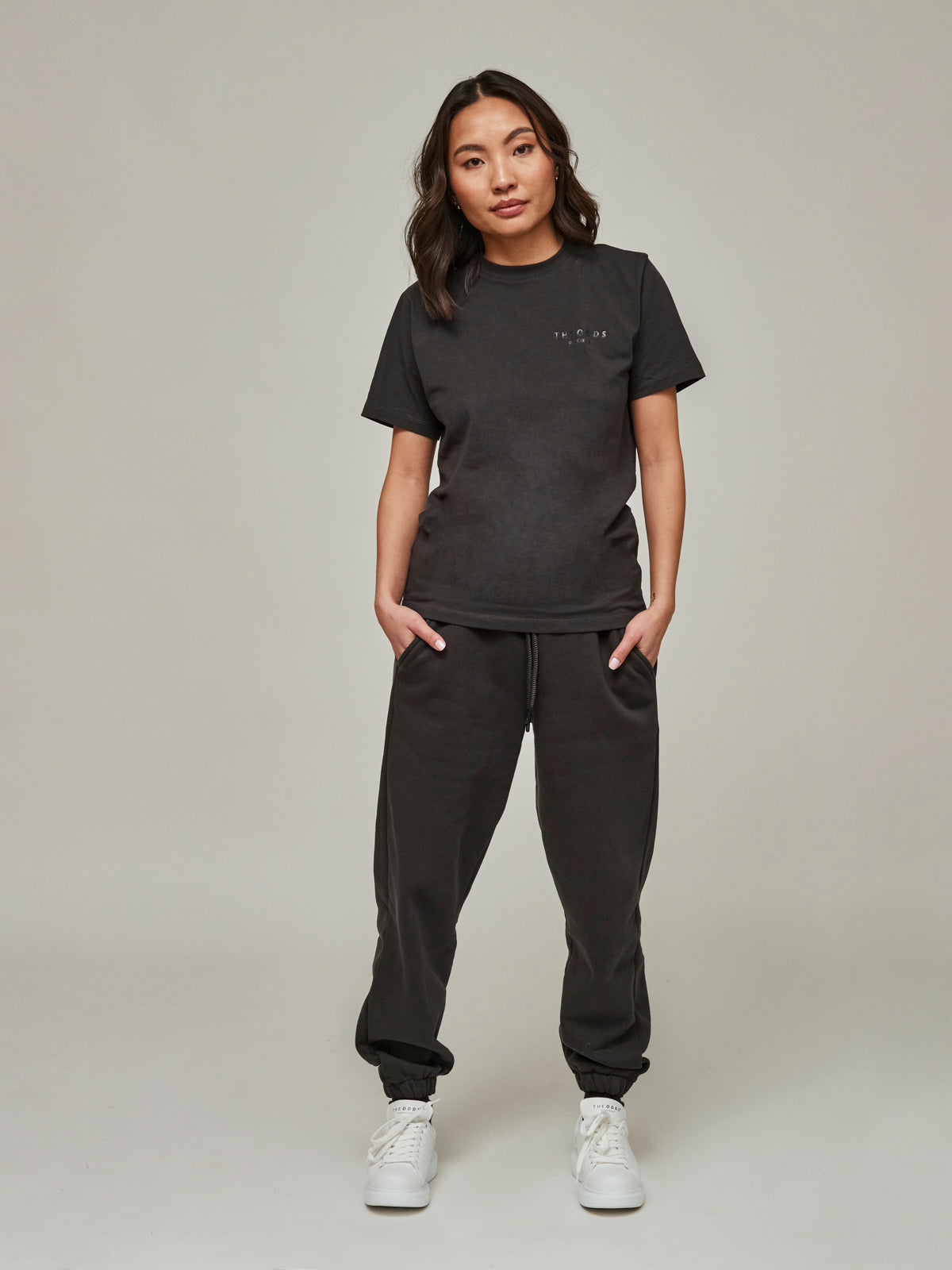 Storm Grey Regular Fit T-Shirt/ alphabet