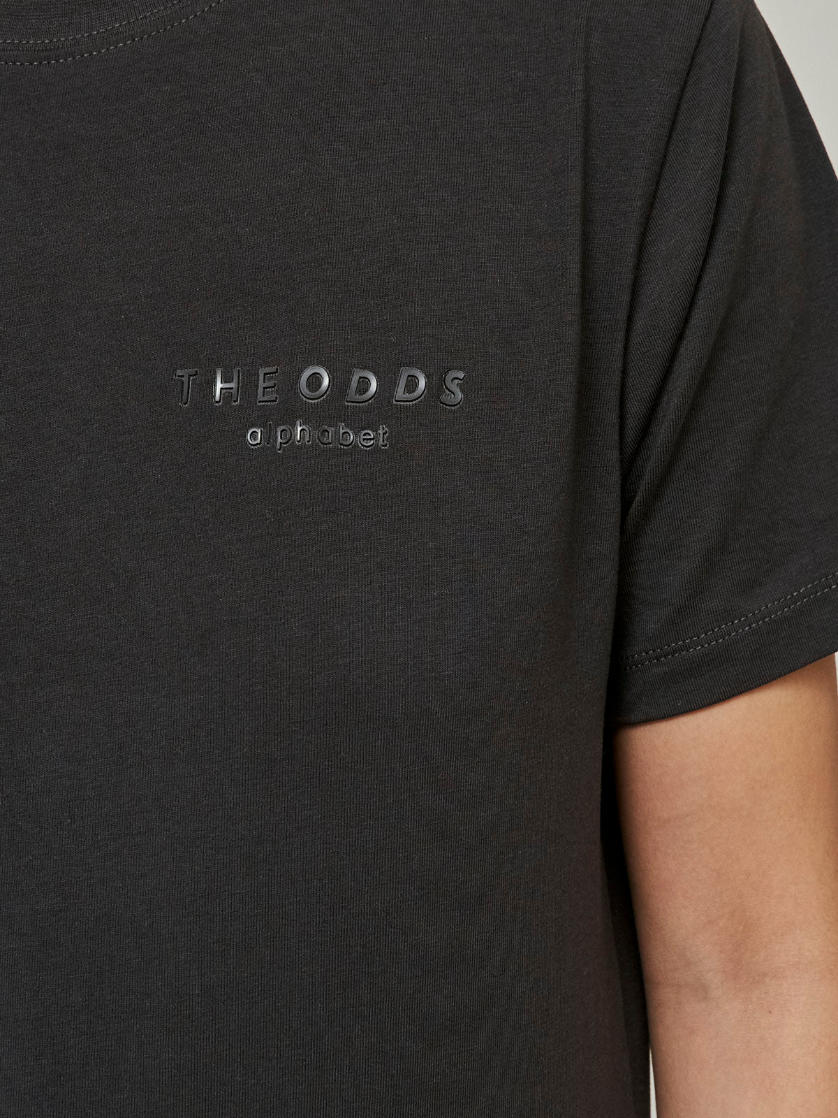 Storm Grey Regular Fit T-Shirt/ alphabet