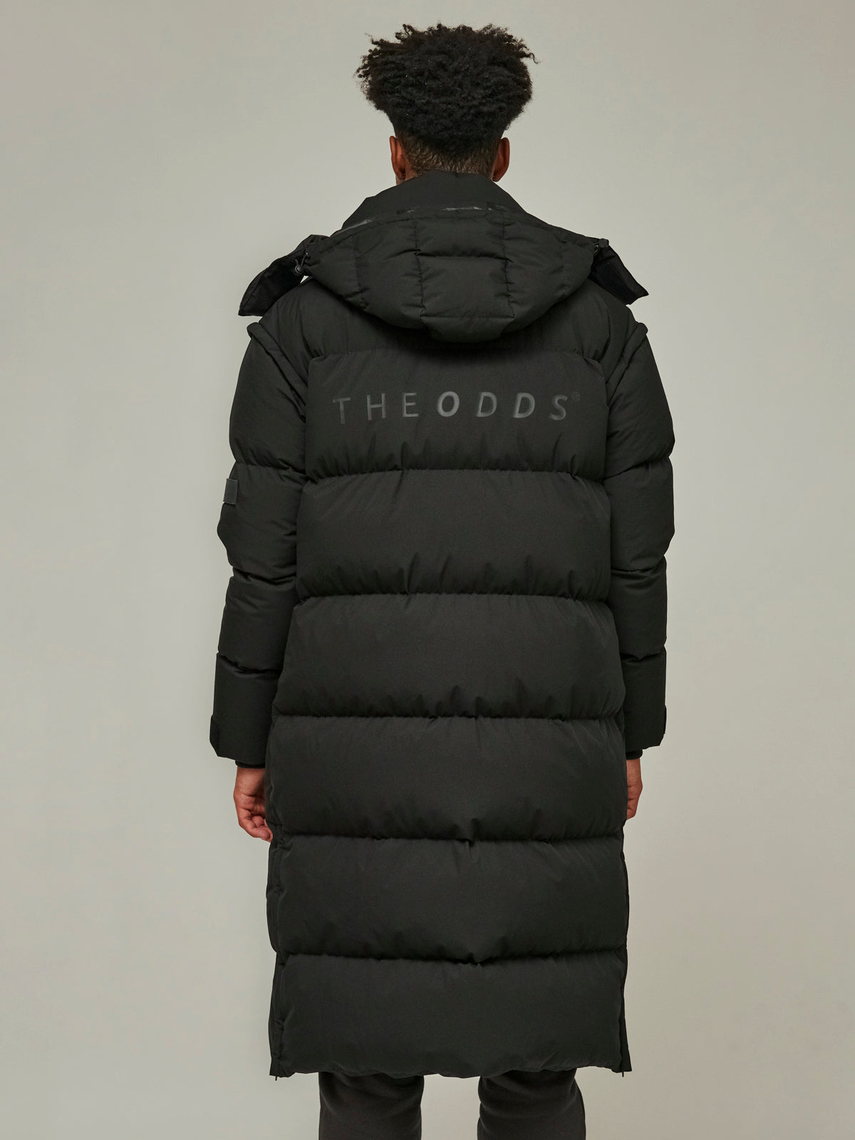 Carbon Black Long Puffer Jacket/ LMTD edition