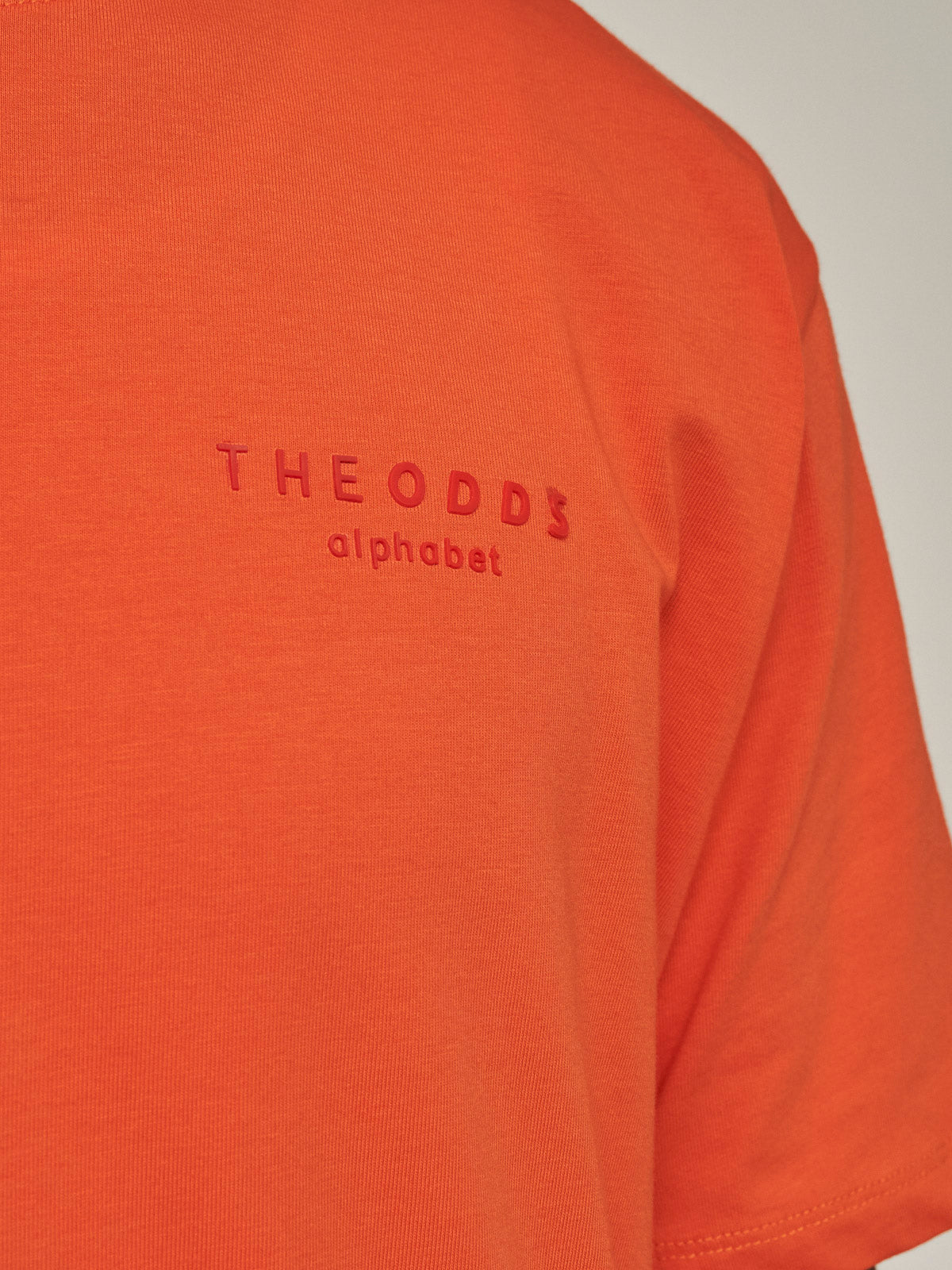 Odd Orange Regular Fit T-Shirt/ alphabet