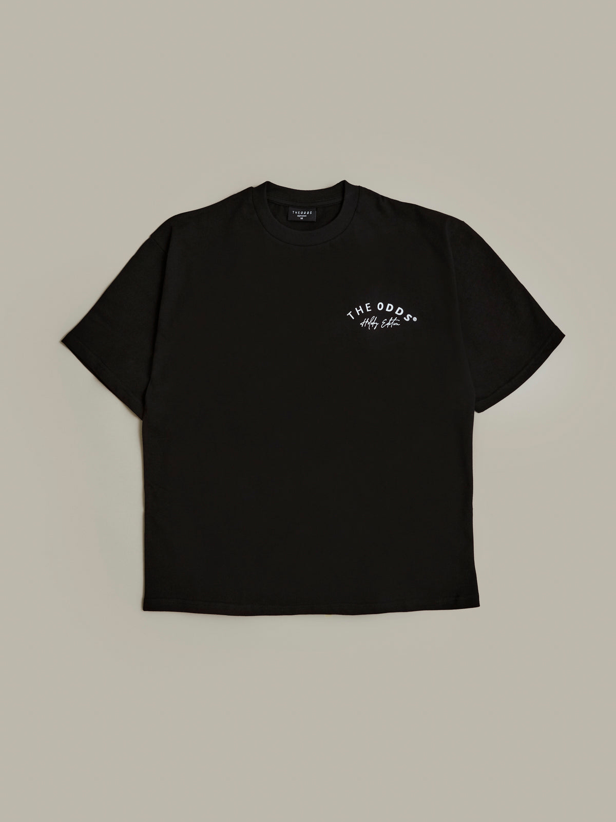 Charcoal Black Holiday Edition Loose T-Shirt/ LMTD Edition