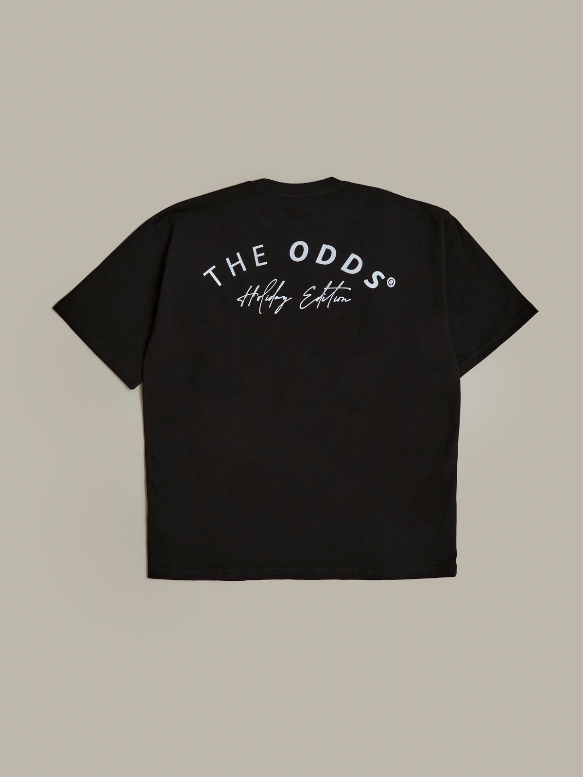 Charcoal Black Holiday Edition Loose T-Shirt/ LMTD Edition