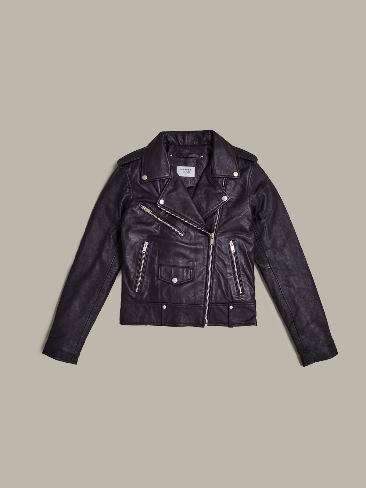 Mulberry Purple Matte Leather Jacket Women/ LMTD Edition