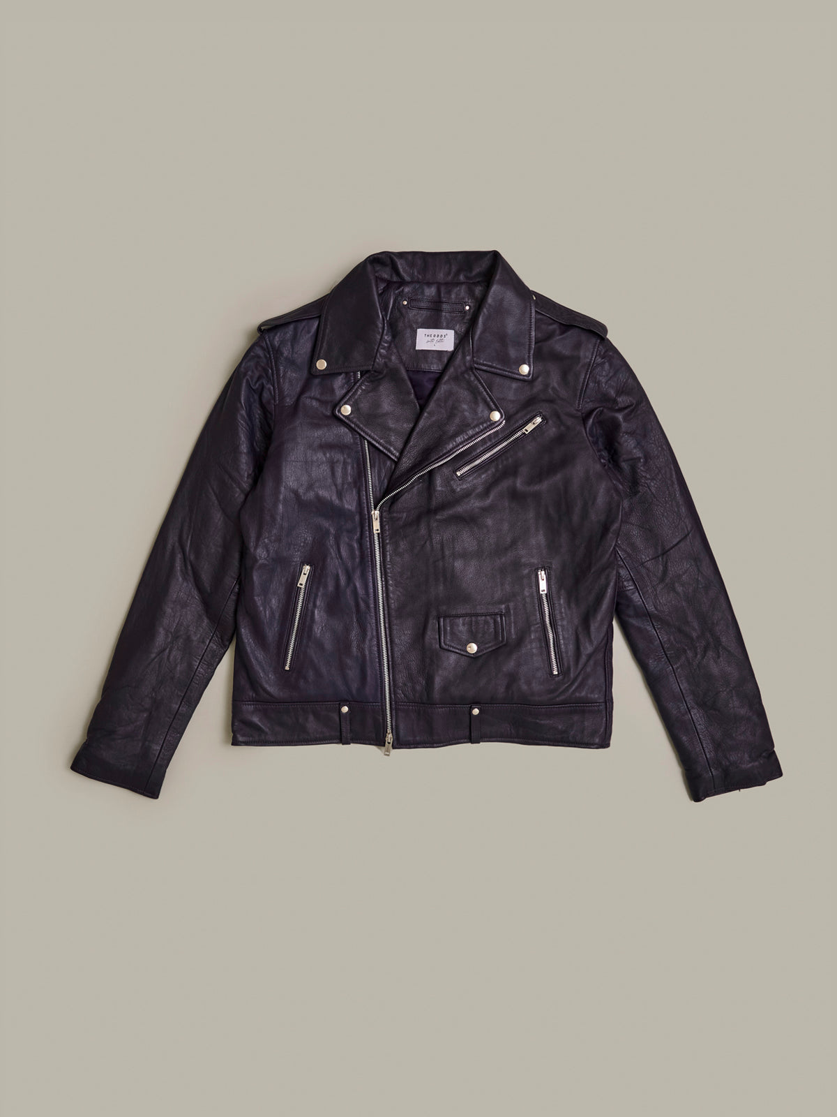 Mulberry Purple Matte Leather Jacket Men/ LMTD Edition