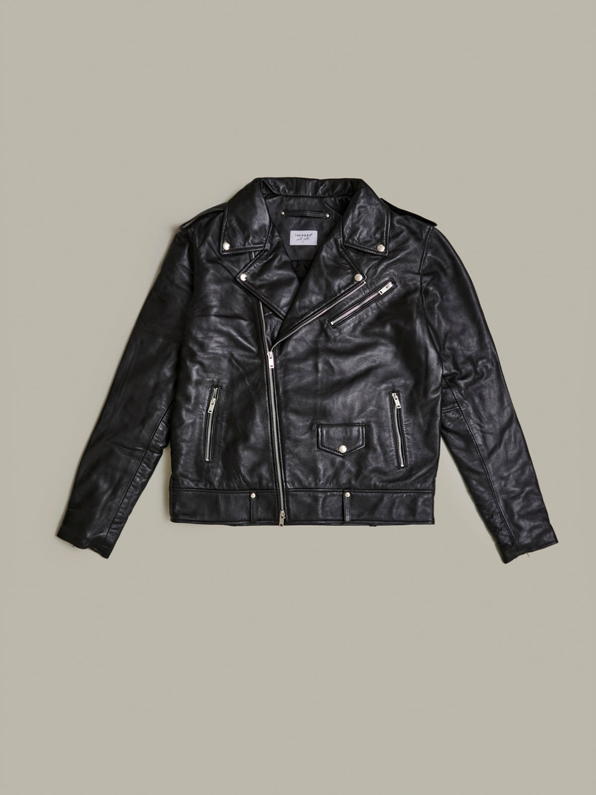Carbon Gloss Leather Jacket Men/ LMTD Edition