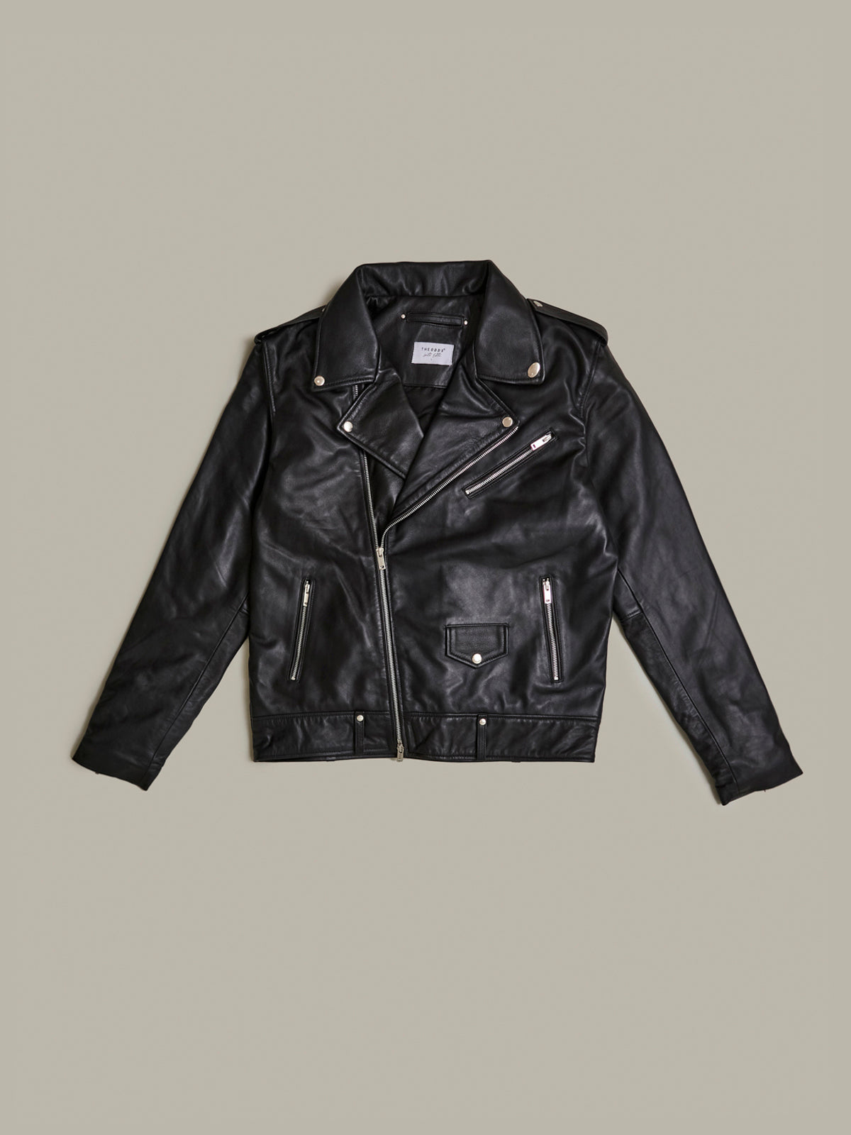 Carbon Matte Leather Jacket Men/ LMTD Edition