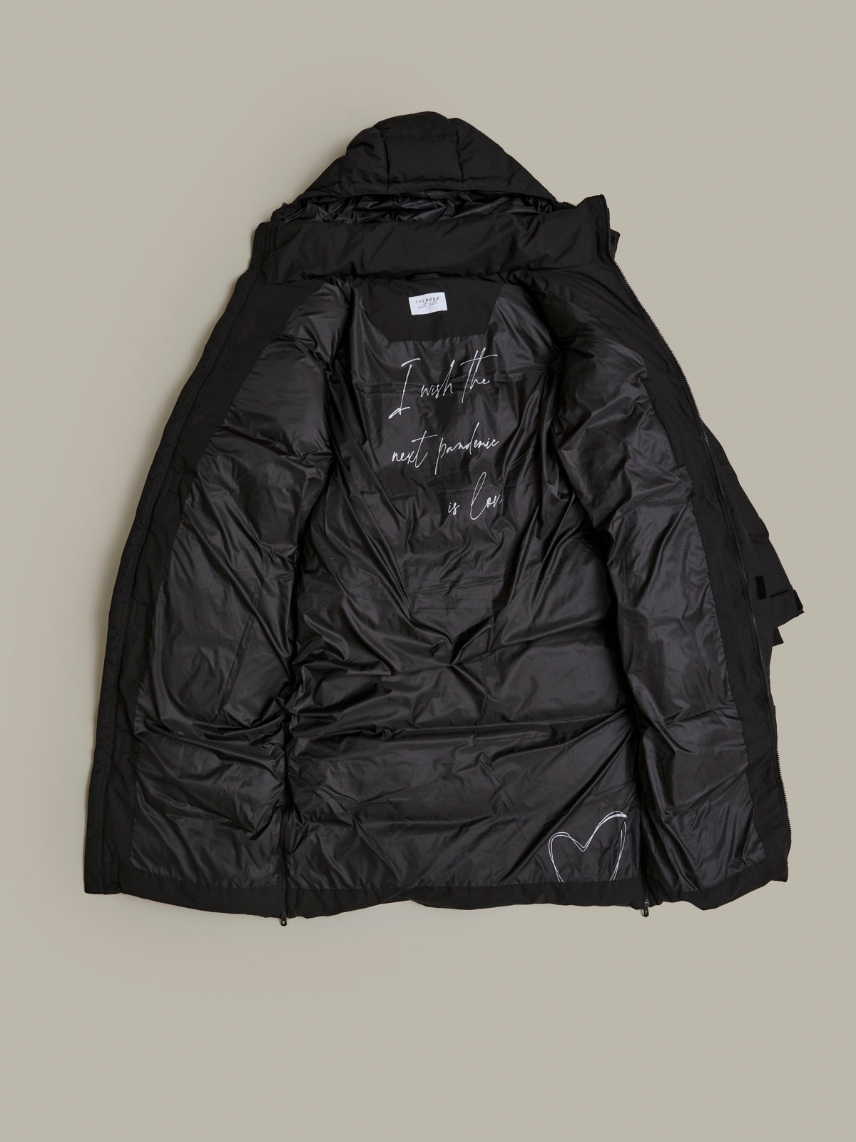Carbon Black Long Puffer Jacket/ LMTD edition